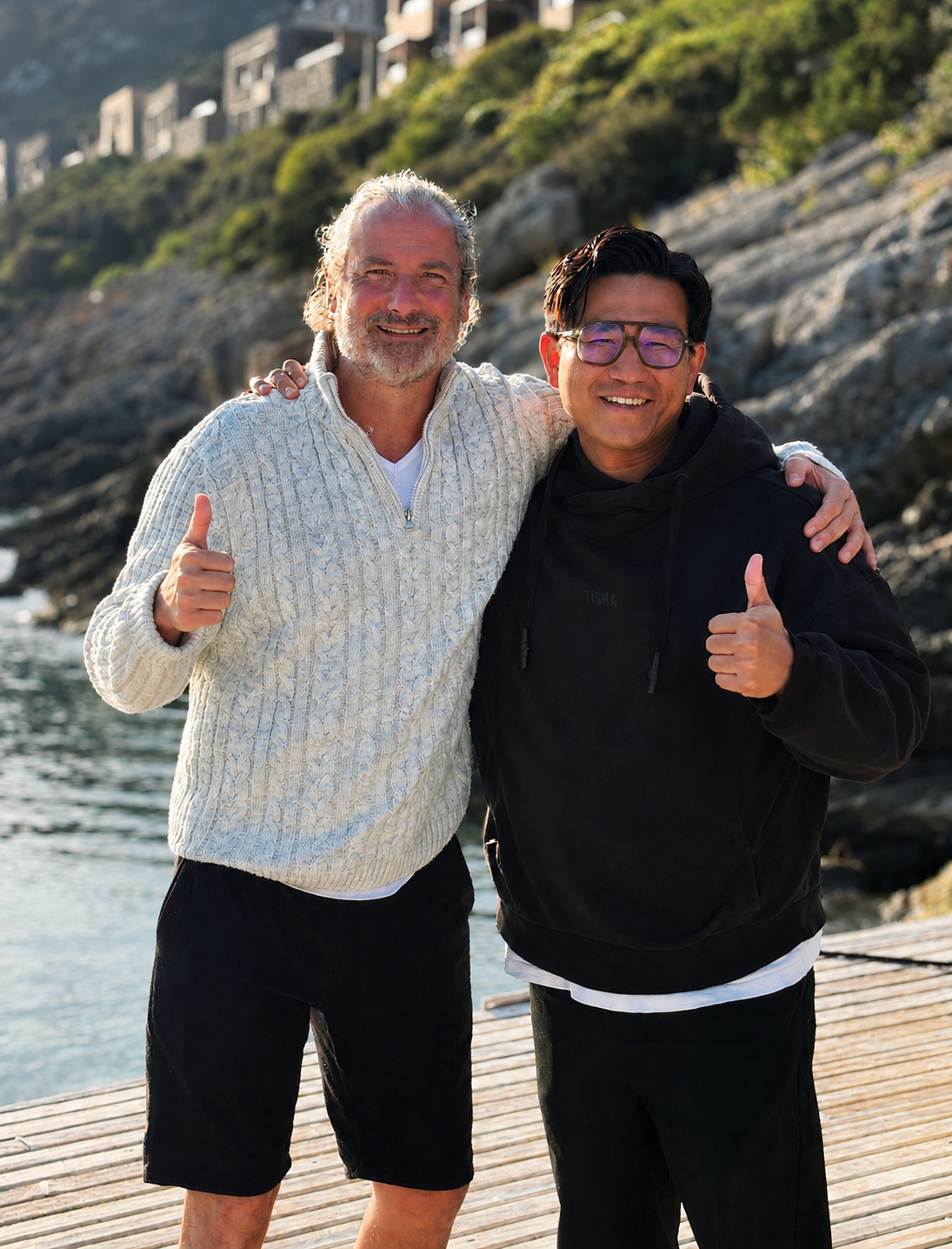 Jang-Ho Kim und Frank Bartl, Gründer des Online Health Studios